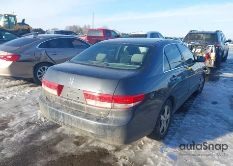 2004 Honda Accord 2.4 Ex z USA, uszkodzony, nr VIN 1HGCM56604A16780